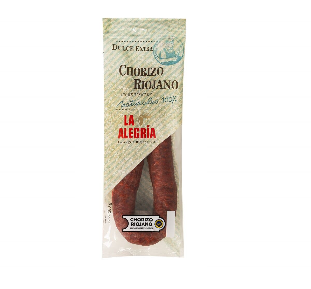 Chorizo Sarta 100% Natural IGP Chorizo Riojano 